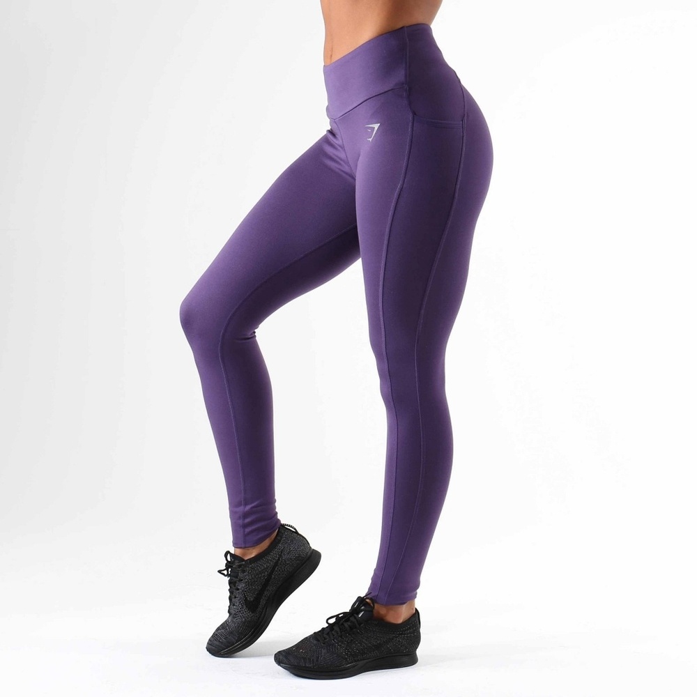 Gymshark Dry Sculpture Leggings - Rich Purple